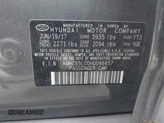 2017 Hyundai Ioniq Blue with VIN KMHC65LC0HU046457, listed as a IAAI auction lot 42029616 with 224,660 mi miles and . Bid and sale history available at DreamBid. Image 9.