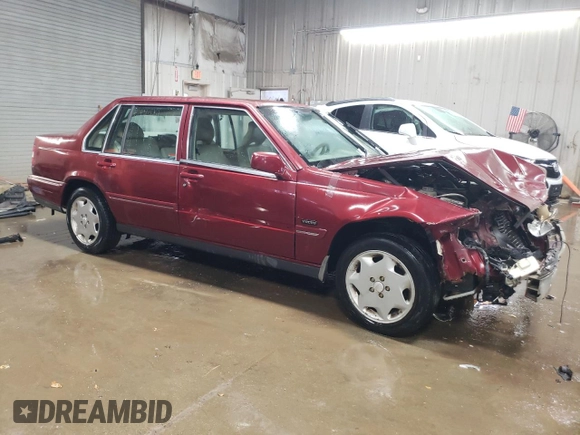 1997 Volvo S90 with VIN YV1KS9602V1117573, listed as a Copart auction lot 48350315 with 185,411 mi miles and Non Repairable. Bid and sale history available at carsss.com. Image 4.