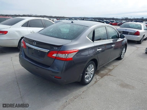2015 Nissan Sentra S with VIN 3N1AB7APXFY378511, listed as a IAAI auction lot 41373081 with 143,120 mi miles. Bid and sale history available at carsss.com. Image 4.