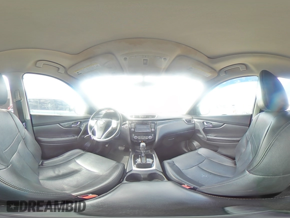 2015 Nissan Rogue SV with VIN 5N1AT2MV5FC892245, listed as a Copart auction lot 54838525 with 77,247 mi miles and Salvage Title. Bid and sale history available at DreamBid. Image 15.