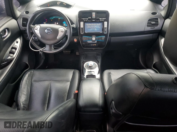 2013 Nissan LEAF SV with VIN 1N4AZ0CP0DC403733, listed as a Copart auction lot 63444585 with 56,896 mi miles and Clean title. Bid and sale history available at DreamBid. Image 8.