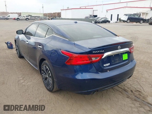 2016 Nissan Maxima Platinum z VIN 1N4AA6AP4GC414364, wystawiony jako IAAI lot #40738491 z przebiegiem 97 889 mil mil oraz . Historia ofert i sprzedaży dostępna na DreamBid. Obrazek 3.