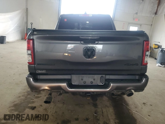 2022 Ram 1500 Big Horn with VIN 1C6SRFFT5NN342371, listed as a Copart auction lot 59956505 with 64,601 mi miles and Salvage title. Bid and sale history available at DreamBid. Image 6.