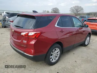 2021 Chevrolet Equinox LT with VIN 3GNAXUEV0ML324643, listed as a Copart auction lot 54263985 with 49,780 mi miles and Salvage Title. Bid and sale history available at DreamBid. Image 3.