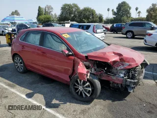 2019 Hyundai Elantra GT with VIN KMHH35LE9KU102791, listed as a Copart auction lot 71673744 with 93,191 mi miles and Salvage Title. Bid and sale history available at carsss.com. Image 4.