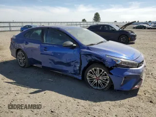 2024 Kia Forte GT with VIN 3KPF44AC7RE781067, listed as a Copart auction lot 53471575 with 14,205 mi miles and Salvage Title. Bid and sale history available at carsss.com. Image 4.