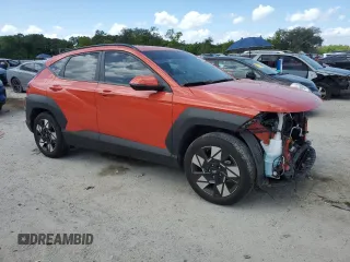 2024 Hyundai Kona SEL with VIN KM8HB3AB2RU115599, listed as a Copart auction lot 50888805 with 9,738 mi miles and Salvage Title. Bid and sale history available at DreamBid. Image 4.