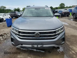 2021 Volkswagen Atlas SE with VIN 1V2LP2CA2MC535889, listed as a Copart auction lot 54493305 with 95,530 mi miles and Salvage title. Bid and sale history available at DreamBid. Image 5.