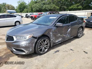 2020 Acura TLX Technology with VIN 19UUB3F40LA001110, listed as a Copart auction lot 57134585 with 131,507 mi miles and Salvage title. Bid and sale history available at DreamBid. Image 1.