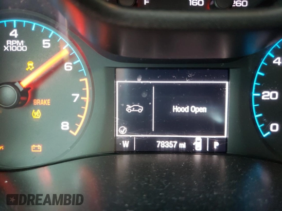 2016 Chevrolet Colorado 4WD WT with VIN 1GCGTBE34G1352474, listed as a Copart auction lot 46995352 with 78,357 mi miles and Salvage Title. Bid and sale history available at carsss.com. Image 8.