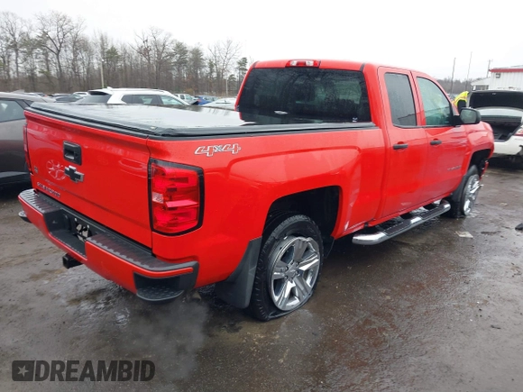2017 Chevrolet Silverado 1500 Custom with VIN 1GCVKPEC9HZ357602, listed as a IAAI auction lot 41168820 with 54,553 mi miles. Bid and sale history available at carsss.com. Image 4.