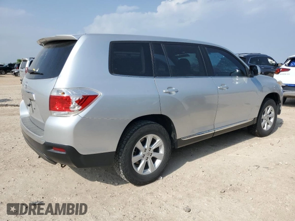 2013 Toyota Highlander with VIN 5TDZA3EH7DS034217, listed as a Copart auction lot 51240545 with 123,285 mi miles and Clean Title. Bid and sale history available at DreamBid. Image 3.