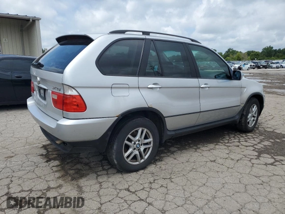 2006 BMW X5 3.0i with VIN 5UXFA13536LY42308, listed as a Copart auction lot 63107674 with 0 mi miles and Salvage Title. Bid and sale history available at carsss.com. Image 3.