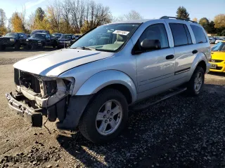 2008 Dodge Durango SLT with VIN 1D8HB48N38F121393, listed as a Copart auction lot 79657454 with 243,891 mi miles and Salvage Title. Bid and sale history available at carsss.com. Image 1.