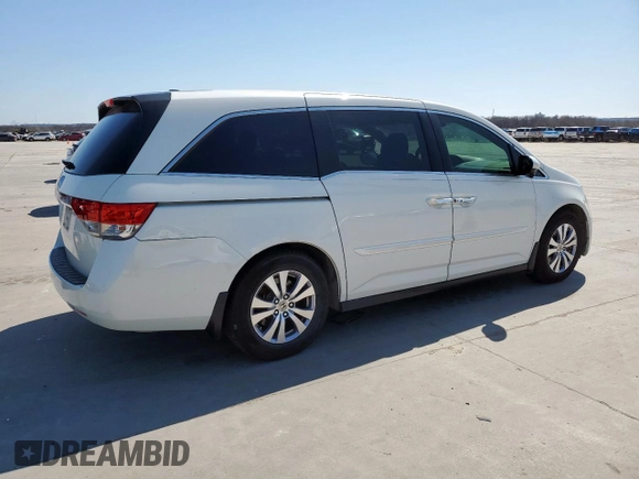 2014 Honda Odyssey EX-L with VIN 5FNRL5H67EB122190, listed as a Copart auction lot 48904885 with 163,719 mi miles and Clean Title. Bid and sale history available at carsss.com. Image 3.