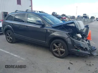 2015 Audi Q7 3.0T Premium Plus with VIN WA1LGAFE4FD002220, listed as a IAAI auction lot 41524217 with 120,574 mi miles. Bid and sale history available at carsss.com. Image 1.