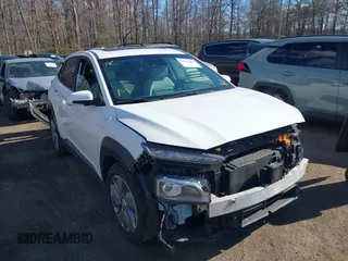 2021 Hyundai Kona Limited z VIN KM8K33AG6MU128718, wystawiony jako IAAI lot #41673808 z przebiegiem 37 823 mil mil oraz . Historia ofert i sprzedaży dostępna na DreamBid. Obrazek 1.