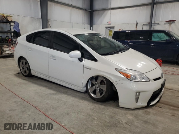 2013 Toyota Prius One with VIN JTDKN3DU9D5597506, listed as a Copart auction lot 54055845 with 108,129 mi miles and Clean Title. Bid and sale history available at DreamBid. Image 4.