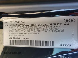 2015 Audi S3 2.0T Premium Plus with VIN WAUBFGFF0F1117296, listed as a Copart auction lot 49765813 with 141,131 mi miles. Bid and sale history available at carsss.com. Image 13.