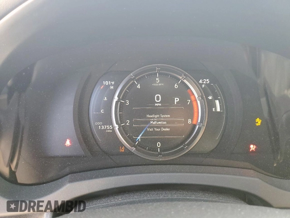 2023 Lexus IS 350 F Sport with VIN JTHGZ1B21P5067758, listed as a Copart auction lot 59955895 with 13,755 mi miles and Salvage title. Bid and sale history available at DreamBid. Image 9.