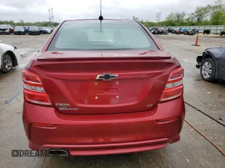 2018 Chevrolet Sonic LT z VIN 1G1JD5SH6J4104665, wystawiony jako Copart lot #55345805 z przebiegiem 45 607 mil mil oraz Szkoda całkowita • Salvage title. Historia ofert i sprzedaży dostępna na DreamBid. Obrazek 6.
