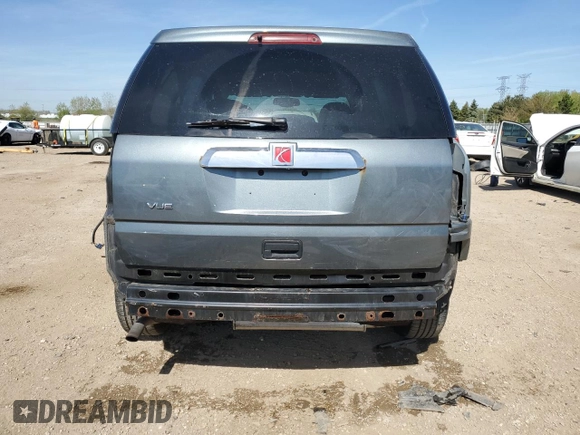 2007 Saturn VUE I4 z VIN 5GZCZ33D77S832905, wystawiony jako Copart lot #56413105 z przebiegiem 185 572 mil mil oraz Szkoda całkowita • Salvage title. Historia ofert i sprzedaży dostępna na DreamBid. Obrazek 6.