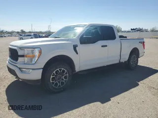 2021 Ford F-150 XL with VIN 1FTEX1EB1MFB29644, listed as a Copart auction lot 59205045 with 65,795 mi miles and Salvage title. Bid and sale history available at DreamBid. Image 1.