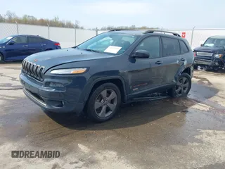 2016 Jeep Cherokee Latitude with VIN 1C4PJMCB2GW357736, listed as a IAAI auction lot 42017755 with 97,650 mi miles. Bid and sale history available at carsss.com. Image 18.