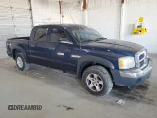 2005 Dodge Dakota SLT with VIN 1D7HW48N95S365965, listed as a Copart auction lot 48505355 with 144,053 mi miles and Salvage Title. Bid and sale history available at carsss.com. Image 4.