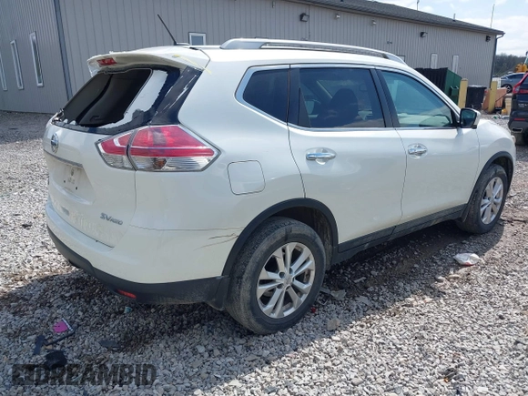 2015 Nissan Rogue SL with VIN 5N1AT2MV2FC804820, listed as a IAAI auction lot 41932296 with 174,633 mi miles and . Bid and sale history available at carsss.com. Image 4.