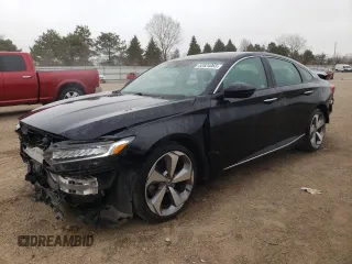 2020 Honda Accord Touring z VIN 1HGCV2F90LA006297, wystawiony jako Copart lot #53524065 z przebiegiem 68 714 mil mil oraz Szkoda całkowita • Salvage title. Historia ofert i sprzedaży dostępna na DreamBid. Obrazek 1.