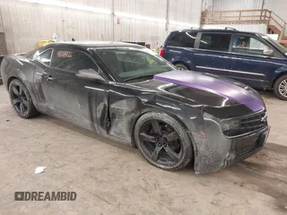 2013 Chevrolet Camaro LT with VIN 2G1FC1E35D9165315, listed as a IAAI auction lot 41158126 with 107,835 mi miles. Bid and sale history available at carsss.com. Image 1.