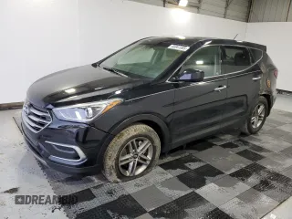 2018 Hyundai Santa Fe 2.4L z VIN 5XYZTDLB6JG571586, wystawiony jako Copart lot #56941585 z przebiegiem 124 322 mil mil oraz Szkoda całkowita • Salvage title. Historia ofert i sprzedaży dostępna na DreamBid. Obrazek 1.
