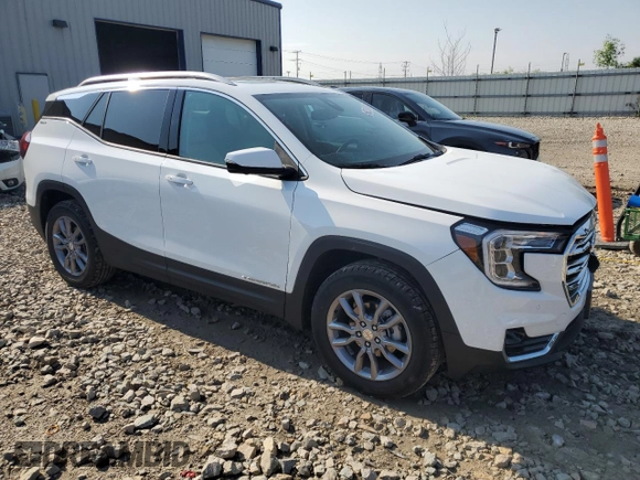 2024 GMC Terrain SLT with VIN 3GKALVEG3RL243515, listed as a Copart auction lot 60231975 with 4,616 mi miles and Salvage title. Bid and sale history available at DreamBid. Image 4.