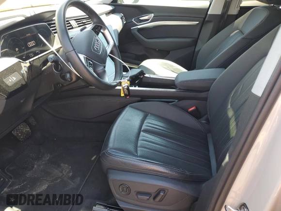 2021 Audi e-tron Sportback Premium Plus with VIN WA12AAGE3MB013620, listed as a Copart auction lot 53856925 with 37,232 mi miles and Salvage title. Bid and sale history available at DreamBid. Image 7.