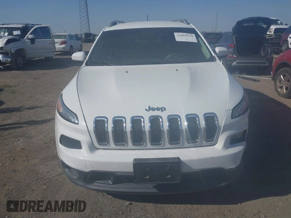 2014 Jeep Cherokee Latitude with VIN 1C4PJLCB1EW226188, listed as a IAAI auction lot 41869119 with 54,478 mi miles. Bid and sale history available at carsss.com. Image 12.
