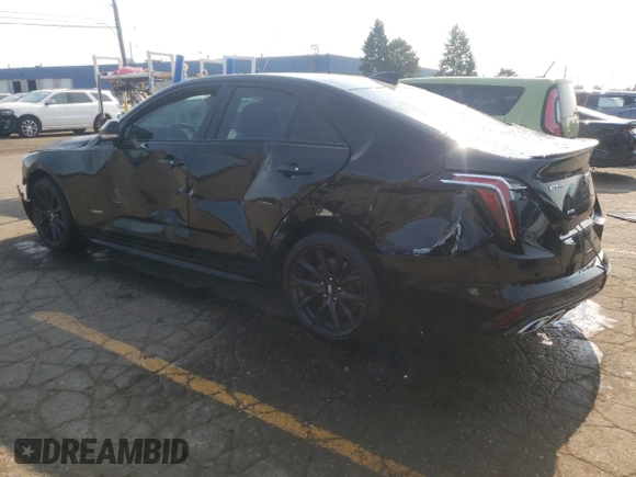 2022 Cadillac CT4-V z VIN 1G6DH5RL1N0114622, wystawiony jako Copart lot #71291434 z przebiegiem 26 872 mil mil oraz Nie do naprawy. Historia ofert i sprzedaży dostępna na DreamBid. Obrazek 2.