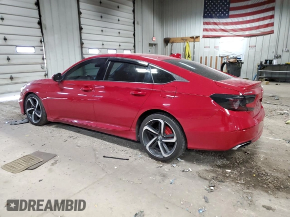 2019 Honda Accord Sport with VIN 1HGCV1F33KA145392, listed as a Copart auction lot 55300105 with 148,569 mi miles and Salvage Title. Bid and sale history available at DreamBid. Image 2.