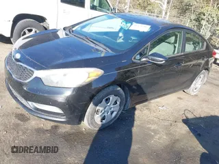 2015 Kia Forte LX with VIN KNAFK4A66F5269515, listed as a IAAI auction lot 41374706 with 150,173 mi miles. Bid and sale history available at carsss.com. Image 2.
