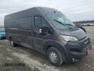 2023 Ram ProMaster Cargo with VIN 3C6MRVJG8PE576783, listed as a Copart auction lot 47352655 with 47,162 mi miles and Salvage Title. Bid and sale history available at DreamBid. Image 4.