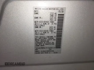 2016 Nissan Pathfinder Platinum with VIN 5N1AR2MM8GC658933, listed as a IAAI auction lot 41931265 with 117,274 mi miles. Bid and sale history available at carsss.com. Image 9.