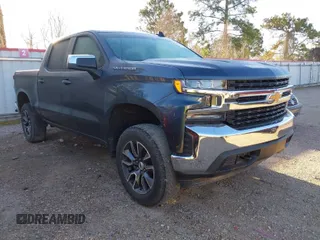 2020 Chevrolet Silverado 1500 LT with VIN 3GCUYDEDXLG436593, listed as a IAAI auction lot 41785099 with 101,718 mi miles and . Bid and sale history available at DreamBid. Image 1.