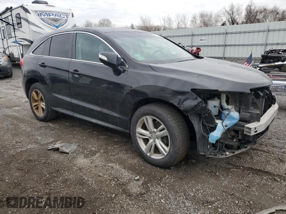 2015 Acura RDX Tech Pkg with VIN 5J8TB4H53FL016152, listed as a Copart auction lot 87653105 with 117,478 mi miles and Salvage Title. Bid and sale history available at carsss.com. Image 4.