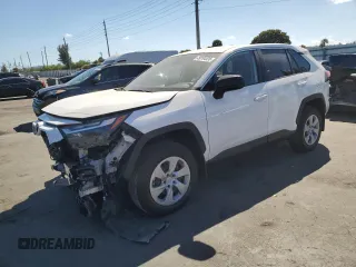 2024 Toyota RAV4 LE with VIN 2T3H1RFV9RC299215, listed as a Copart auction lot 49764535 with 7,316 mi miles and Salvage Title. Bid and sale history available at carsss.com. Image 1.