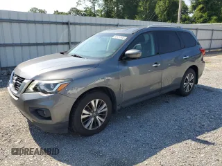 2017 Nissan Pathfinder SV with VIN 5N1DR2MN3HC611042, listed as a Copart auction lot 63121595 with 152,898 mi miles and Clean title. Bid and sale history available at DreamBid. Image 1.