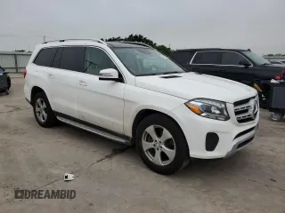 2017 Mercedes-Benz GLS 450 with VIN 4JGDF6EE2HA905445, listed as a Copart auction lot 54258545 with 165,092 mi miles and Salvage title. Bid and sale history available at DreamBid. Image 4.