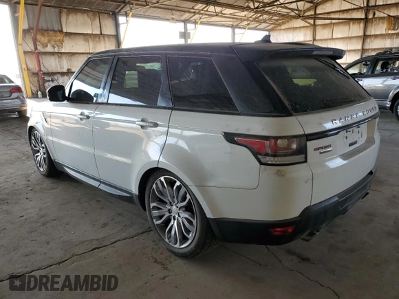 2015 Land Rover Range Rover Sport Supercharged with VIN SALWR2TF4FA615870, listed as a Copart auction lot 52377445 with 123,573 mi miles and Clean title. Bid and sale history available at DreamBid. Image 2.