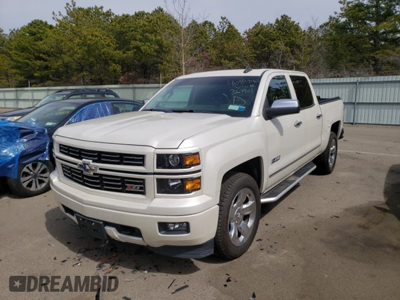 2015 Chevrolet Silverado 1500 LTZ with VIN 3GCUKSEC9FG367901, listed as a Copart auction lot 40817402 with 98,237 mi miles and Salvage Title. Bid and sale history available at carsss.com. Image 2.