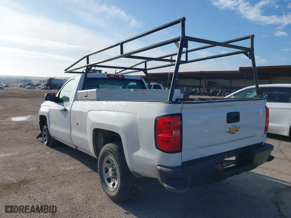 2018 Chevrolet Silverado 1500 Work Truck with VIN 1GCNCNEHXJZ264512, listed as a IAAI auction lot 41173158 with 126,311 mi miles. Bid and sale history available at carsss.com. Image 3.