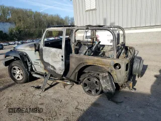 2012 Jeep Wrangler Sport z VIN 1C4AJWAG3CL260122, wystawiony jako Copart lot #54404815 z przebiegiem Nie podano mil oraz Szkoda całkowita • Salvage title. Historia ofert i sprzedaży dostępna na DreamBid. Obrazek 2.